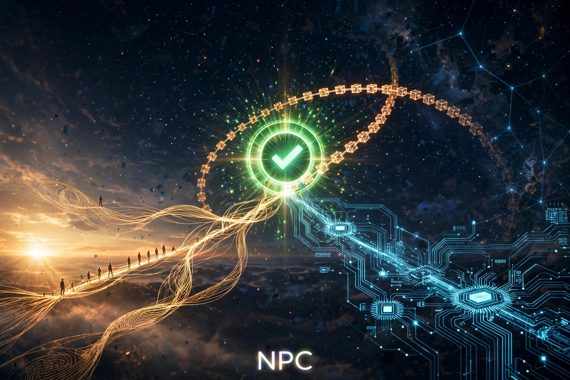 verified origins — the line between human and machine is now infrastructure.